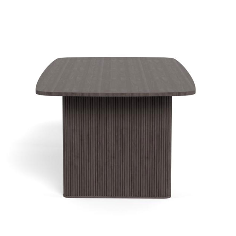 Gretton Rectangular Wooden Dining Table in Mango Brown