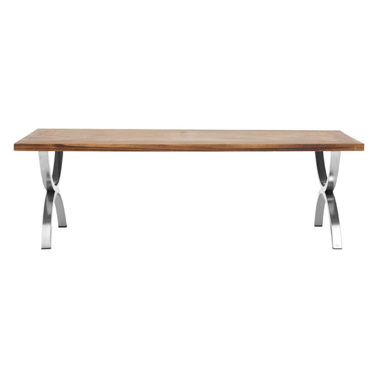 Greytok Wooden Coffee Table With Steel Legs In Natural_2