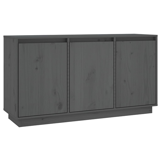 Griet Pine Wood Sideboard With 3 Doors In Grey_3