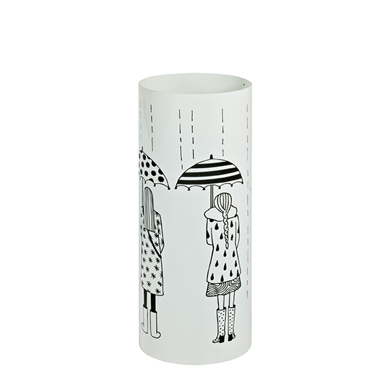 Guelph Round Metal Umbrella Stand In White_2