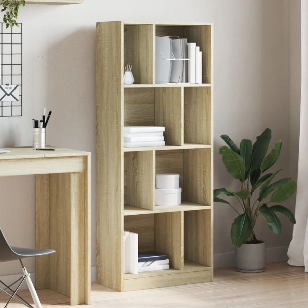 Read more about Guelph wooden bookcase with 8 shelves in sonoma oak