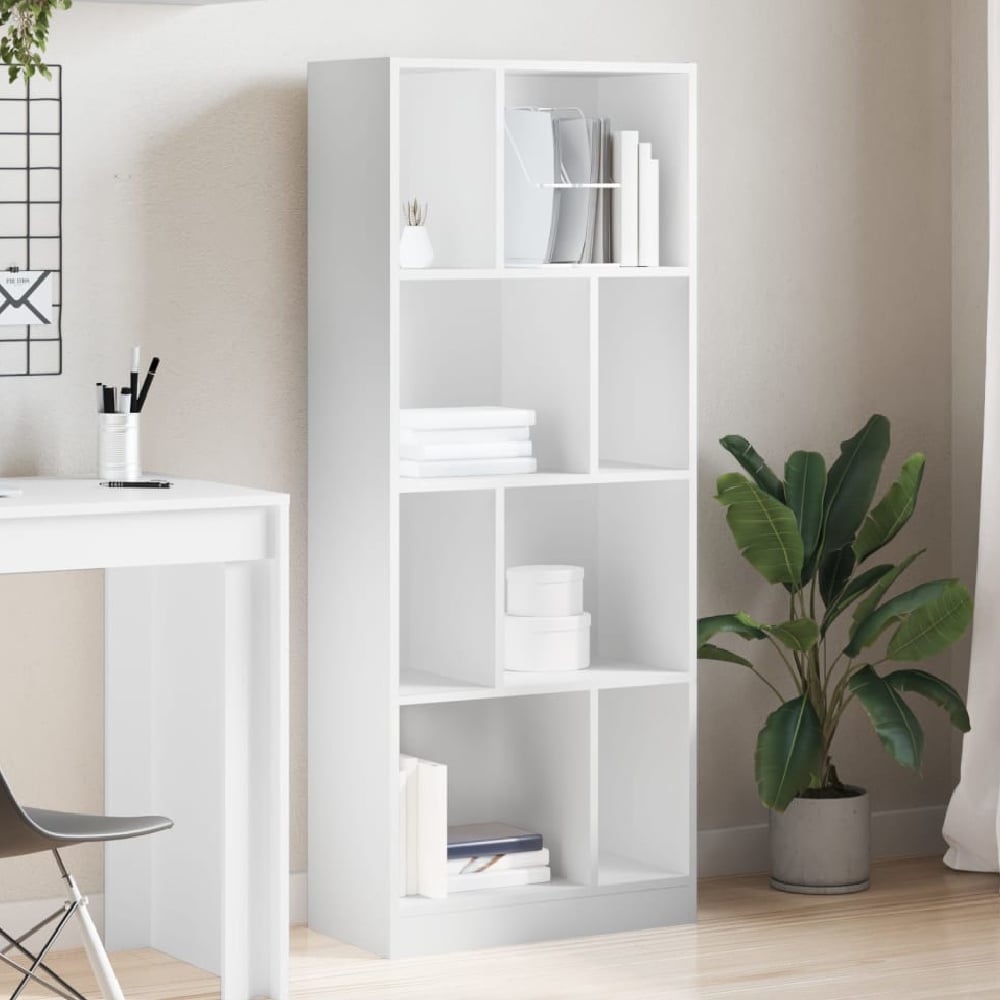 Read more about Guelph wooden bookcase with 8 shelves in white