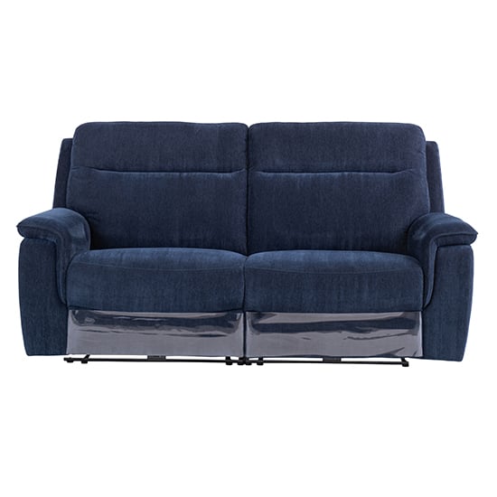Read more about Hailey fabric electric recliner 3 seater sofa in blue