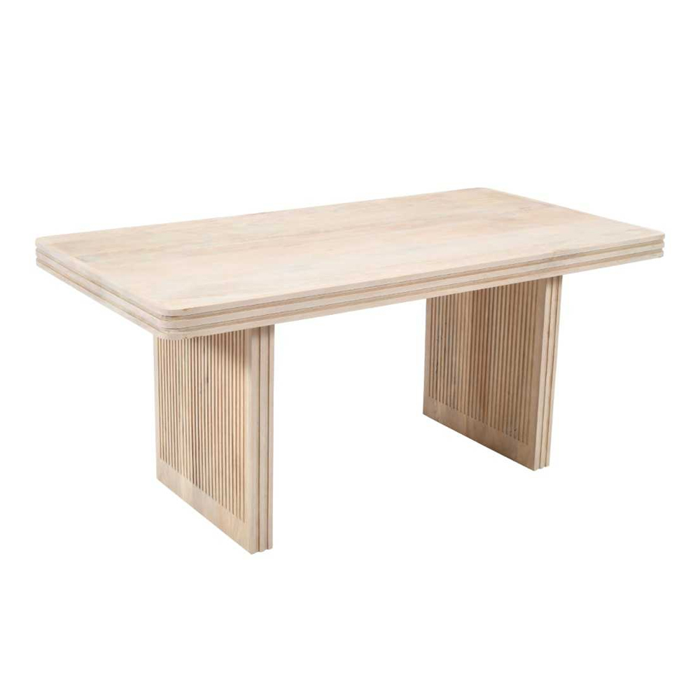 Hailey Wooden Dining Table In Natural Oak