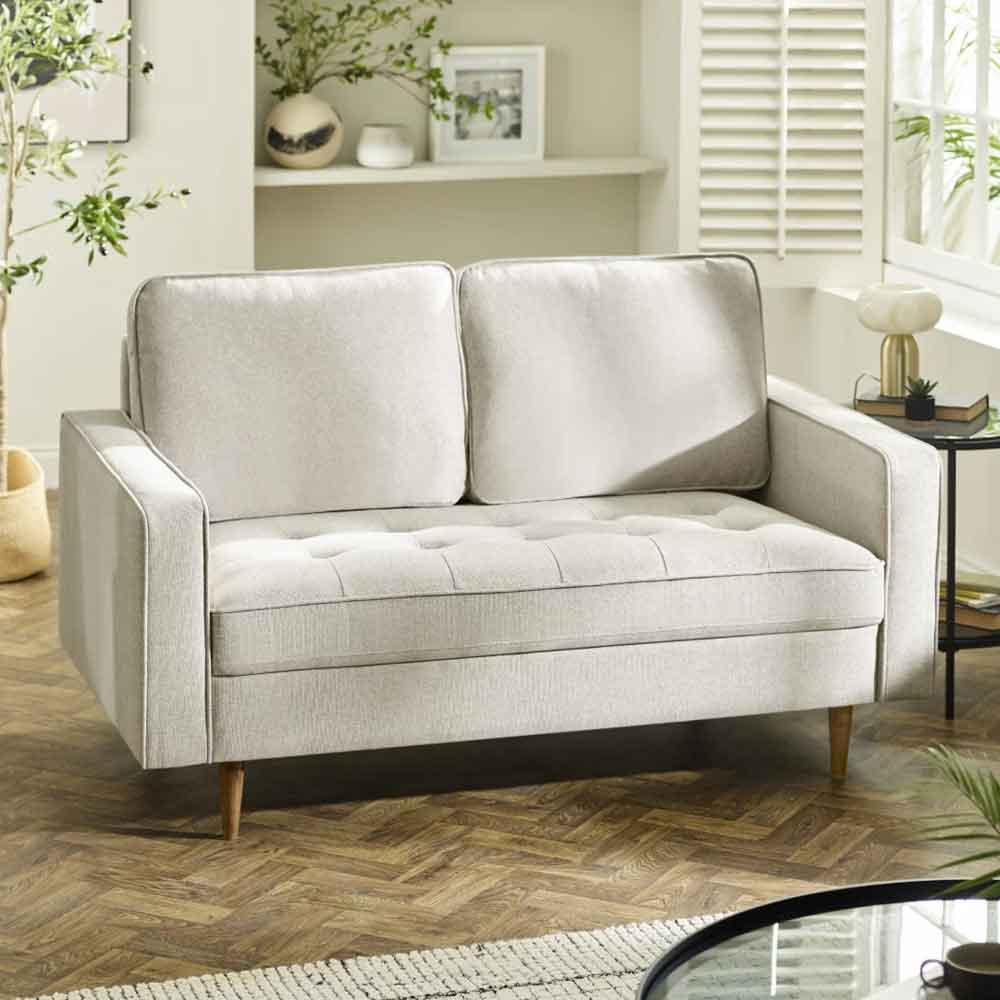 Haldrex Fabric 2 Seater Sofa in Beige
