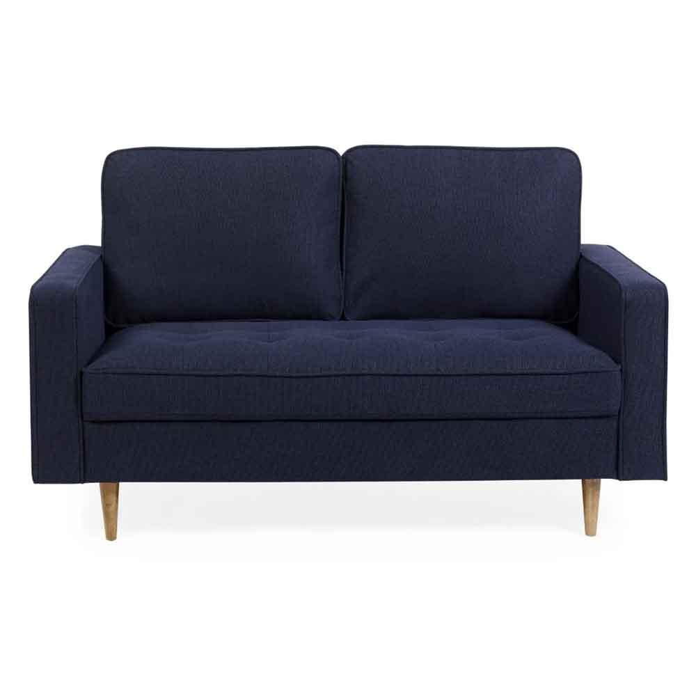 Haldrex Fabric 2 Seater Sofa in Deep Blue
