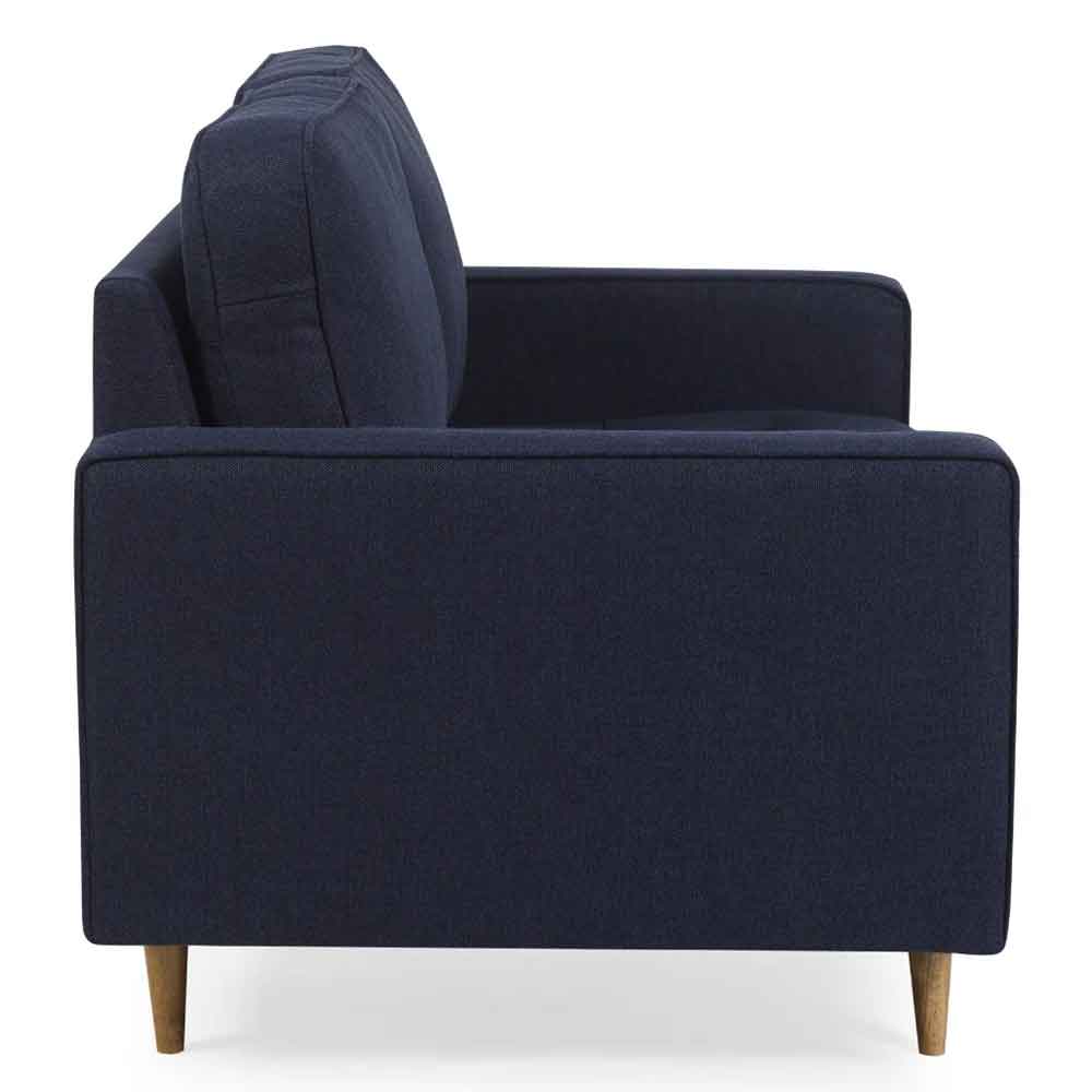 Haldrex Fabric 2 Seater Sofa in Deep Blue