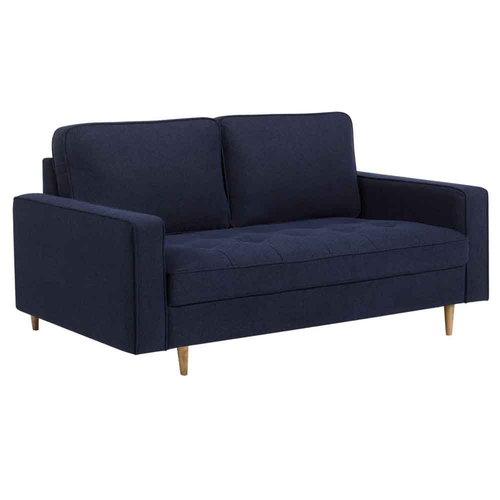 Haldrex Fabric 3 Seater Sofa in Deep Blue