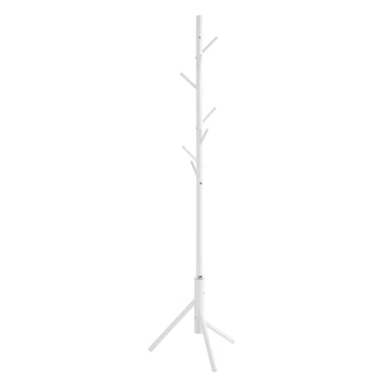 Halifax Metal Coat Stand With 8 Hooks In White