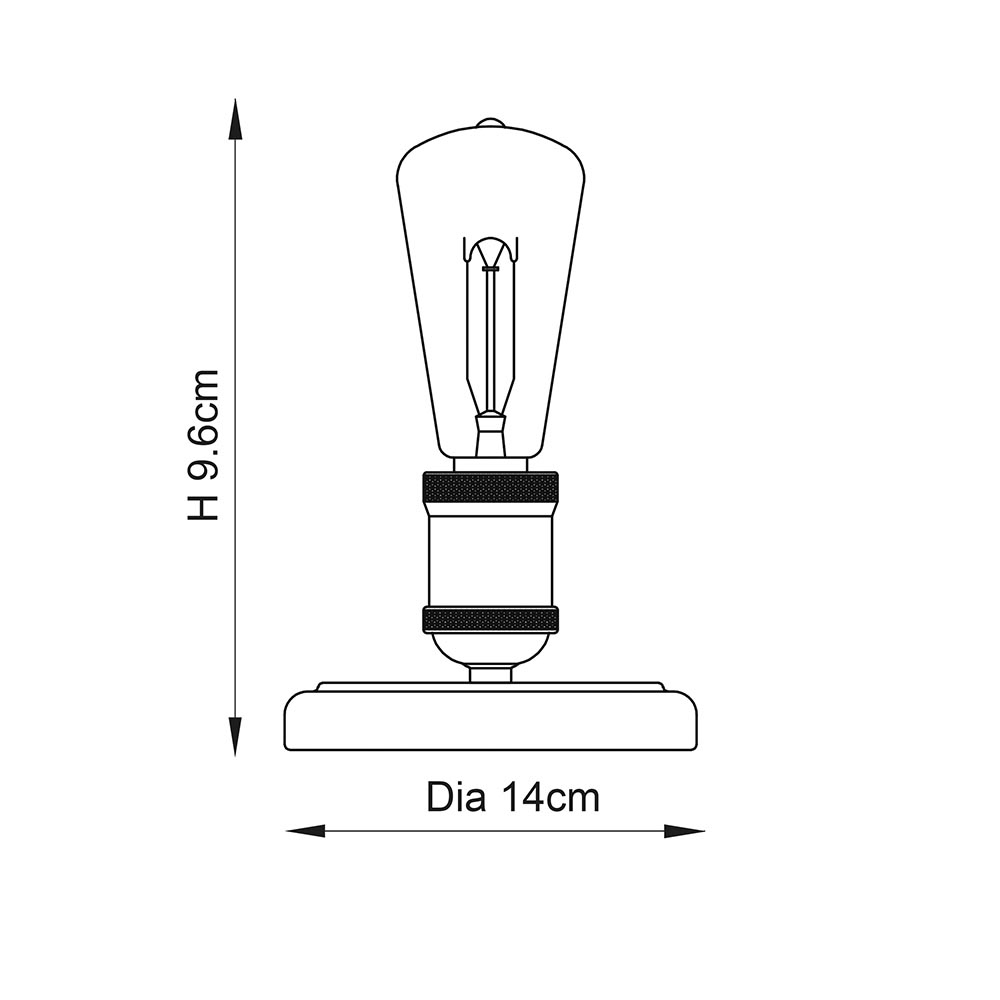 Halifax Metal Table Lamp In Aged Pewter And Aged Copper