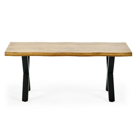 Halifax Wooden Coffee Table Rectangular In Oak