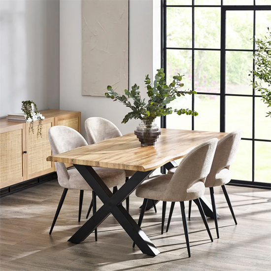 Halifax Wooden Dining Table Rectangular In Oak