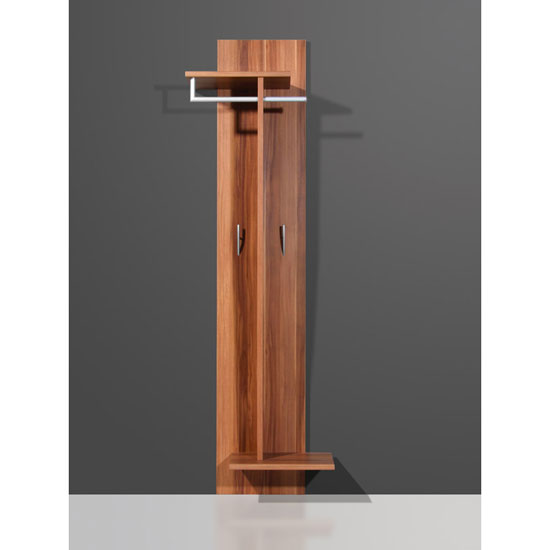 Jasmin Walnut Wall Mounted Hallway Stand 7568 Furniture in