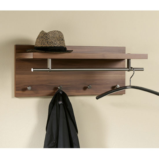 Pablo3 Walnut Wall Mounted Hallway Stand 7413 Furniture in
