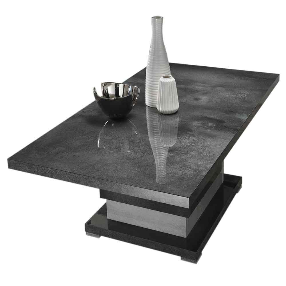 Heston Morden High Gloss Coffee Table in Grey