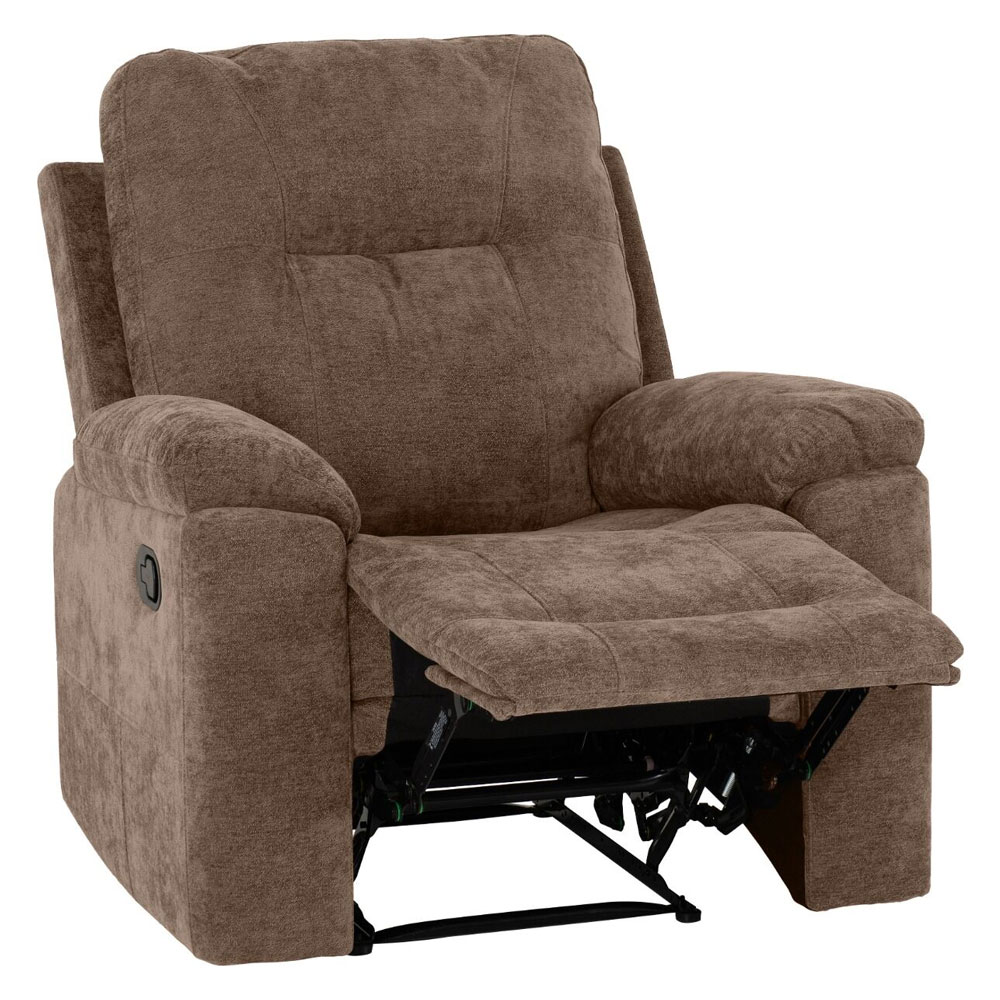 Halmstad Fabric Recliner Sofa Suite in Antelope Brown