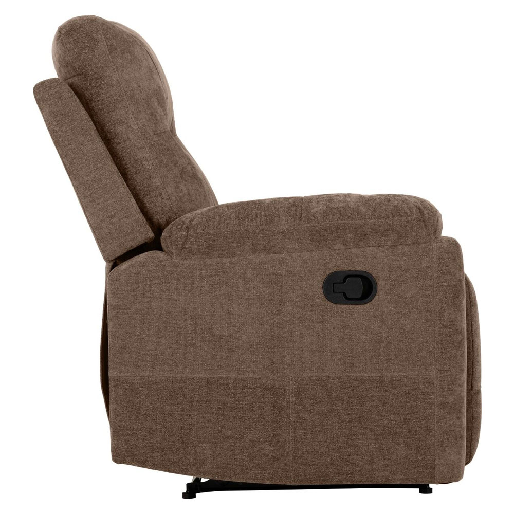 Halmstad Fabric Recliner Sofa Suite in Antelope Brown