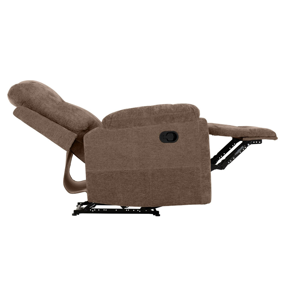 Halmstad Fabric Recliner Sofa Suite in Antelope Brown