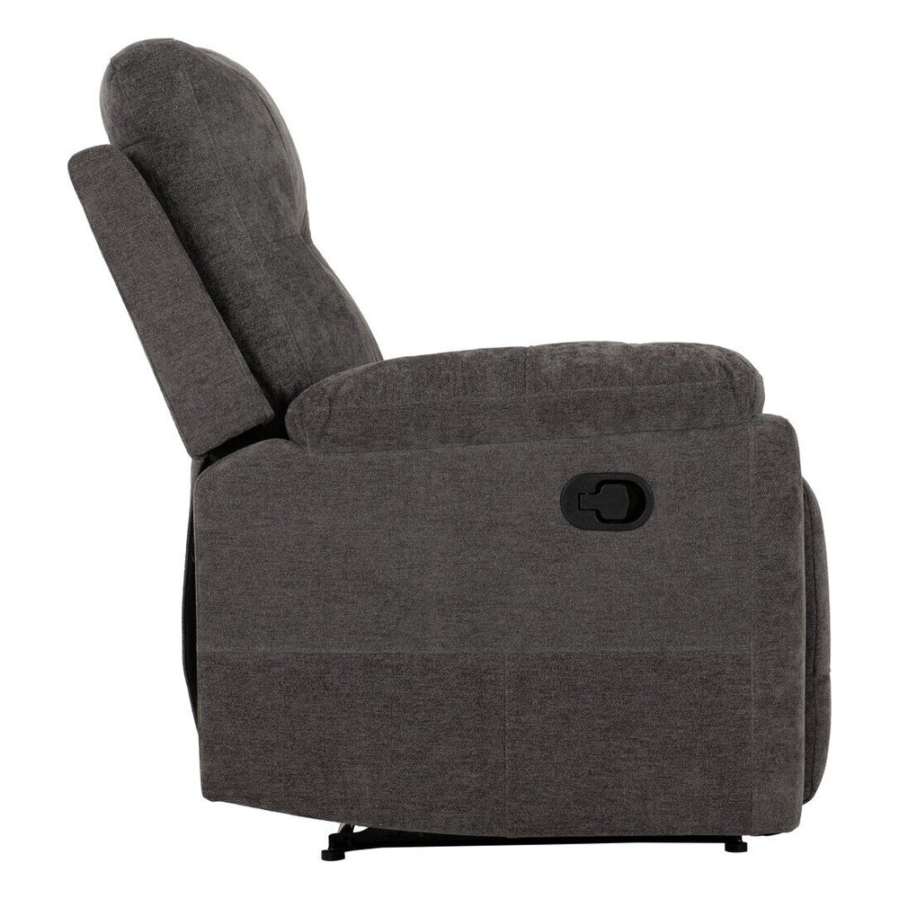 Halmstad Fabric Recliner 1 Seater Sofa in Grey
