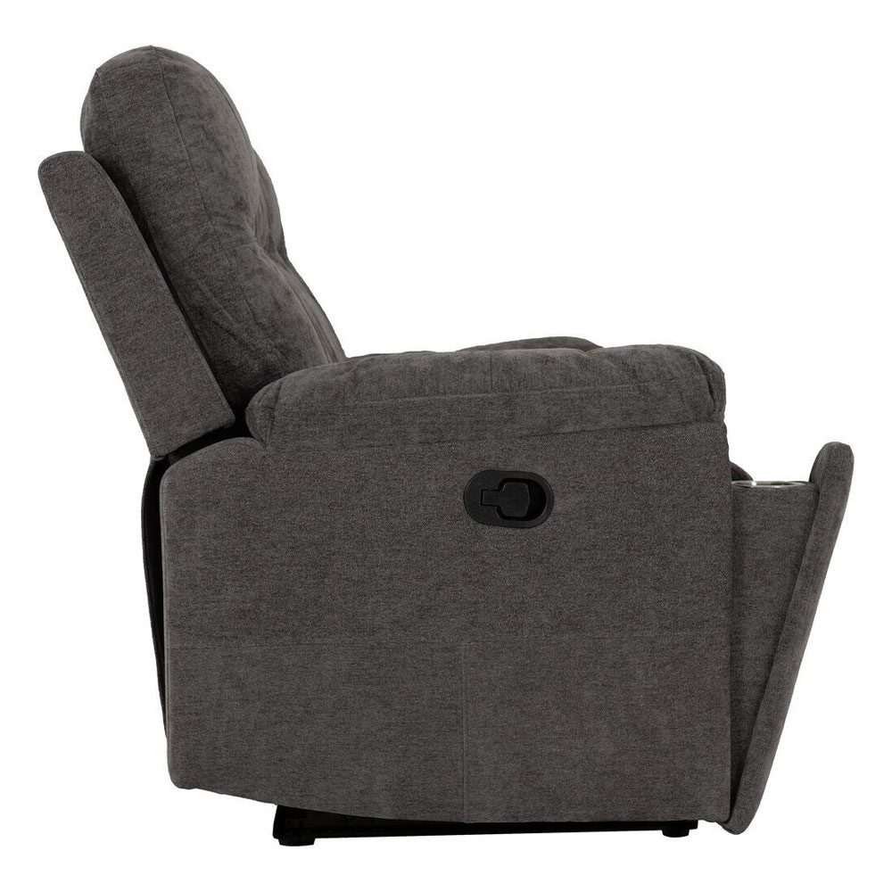 Halmstad Fabric Recliner 3+2 Seater Sofa Set in Grey