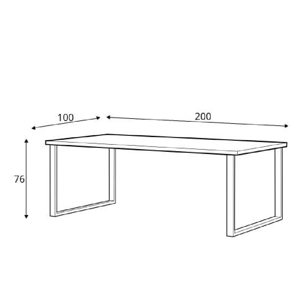 Hamburg Wooden Rectangular Dining Table In Wotan Oak