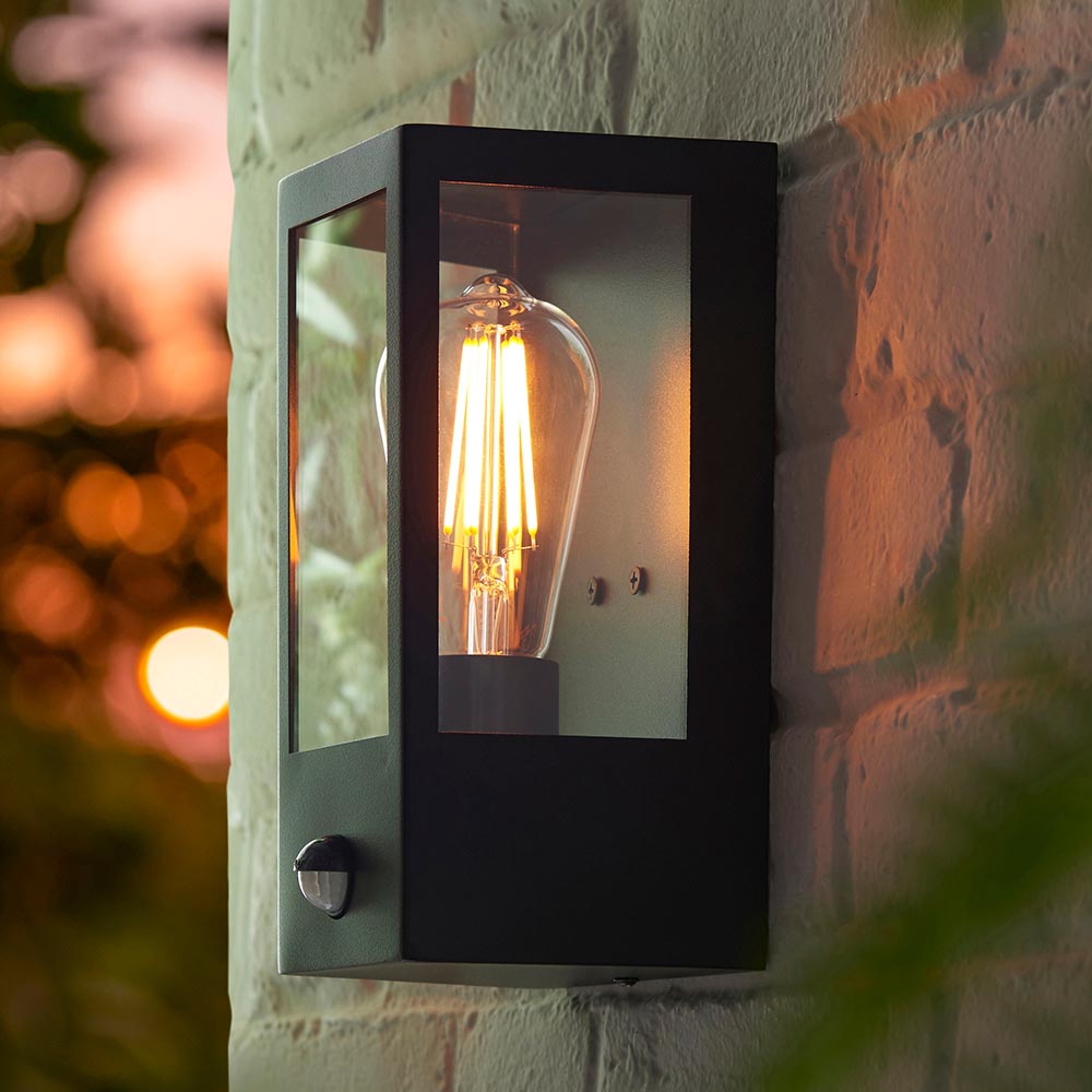 Hamel Stainless Steel Wall Light In Matt Black