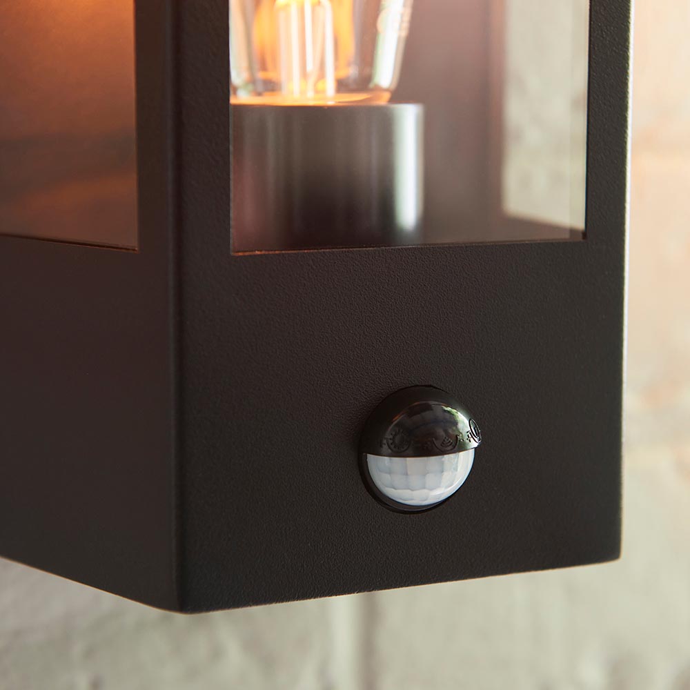 Hamel Stainless Steel Wall Light In Matt Black