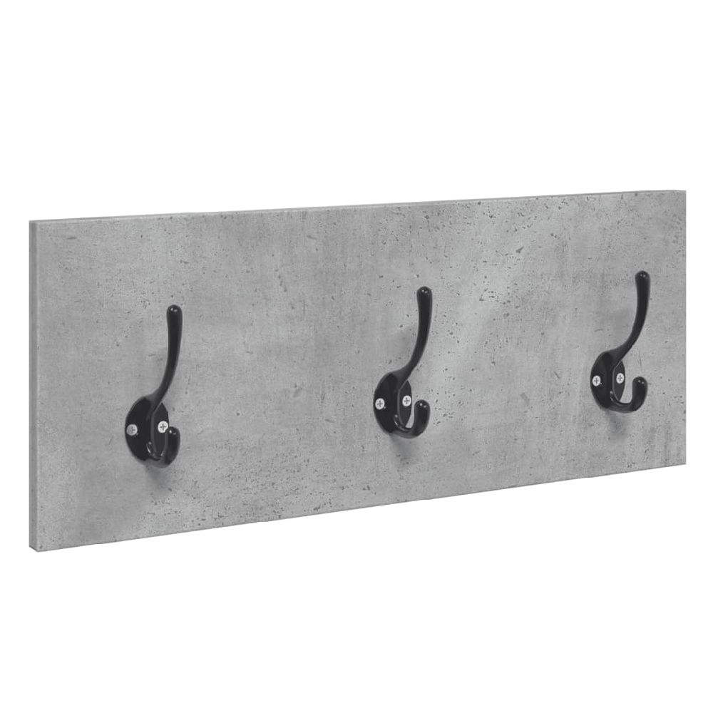 Hamel Wooden 4 Piece Hallway Furniture Set In Concrete Grey