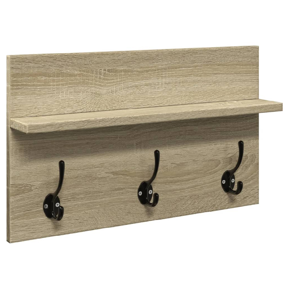 Hamel Wooden 4 Piece Hallway Furniture Set In Sonoma Oak