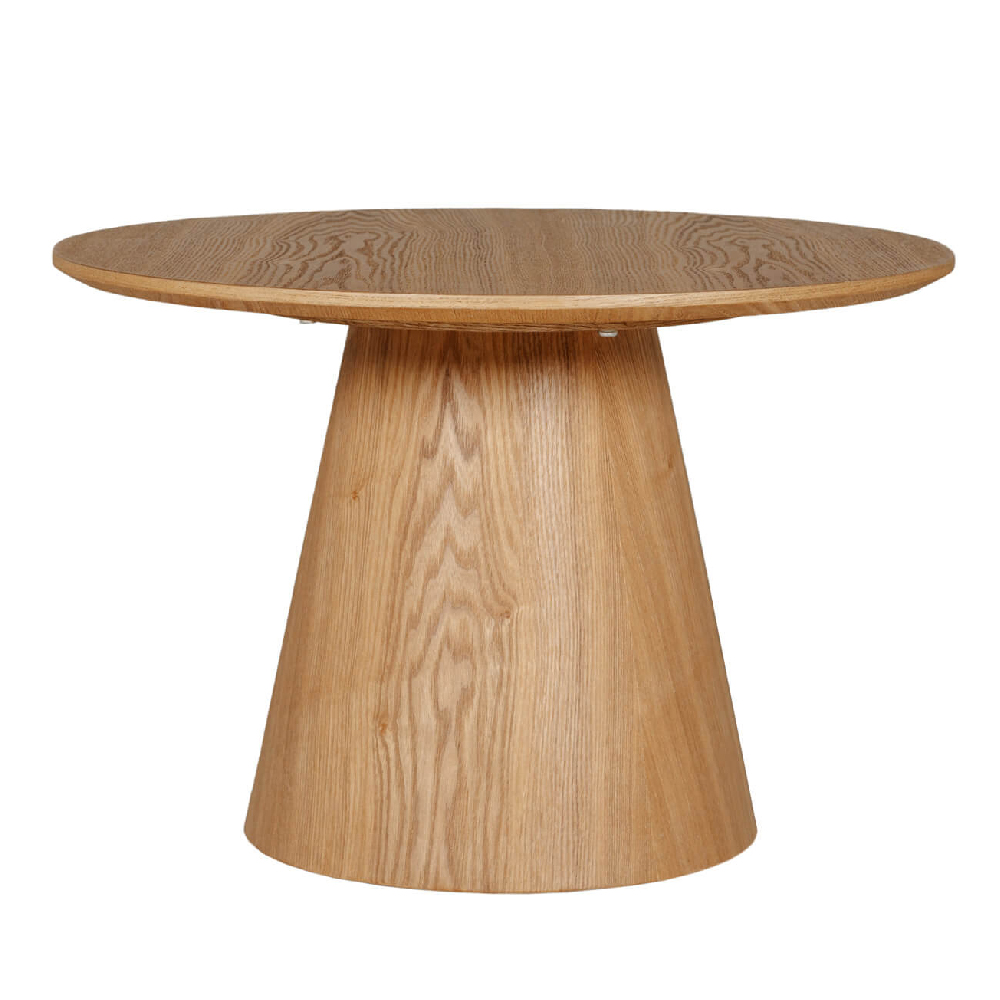 Read more about Hamel wooden round coffee table in brown