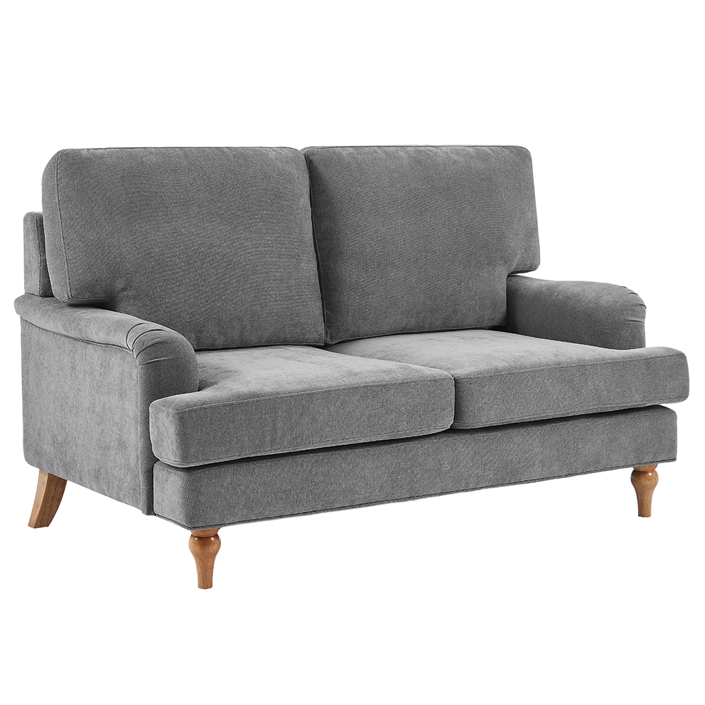 Hampshire Fabric 2 Seater Sofa In Grey
