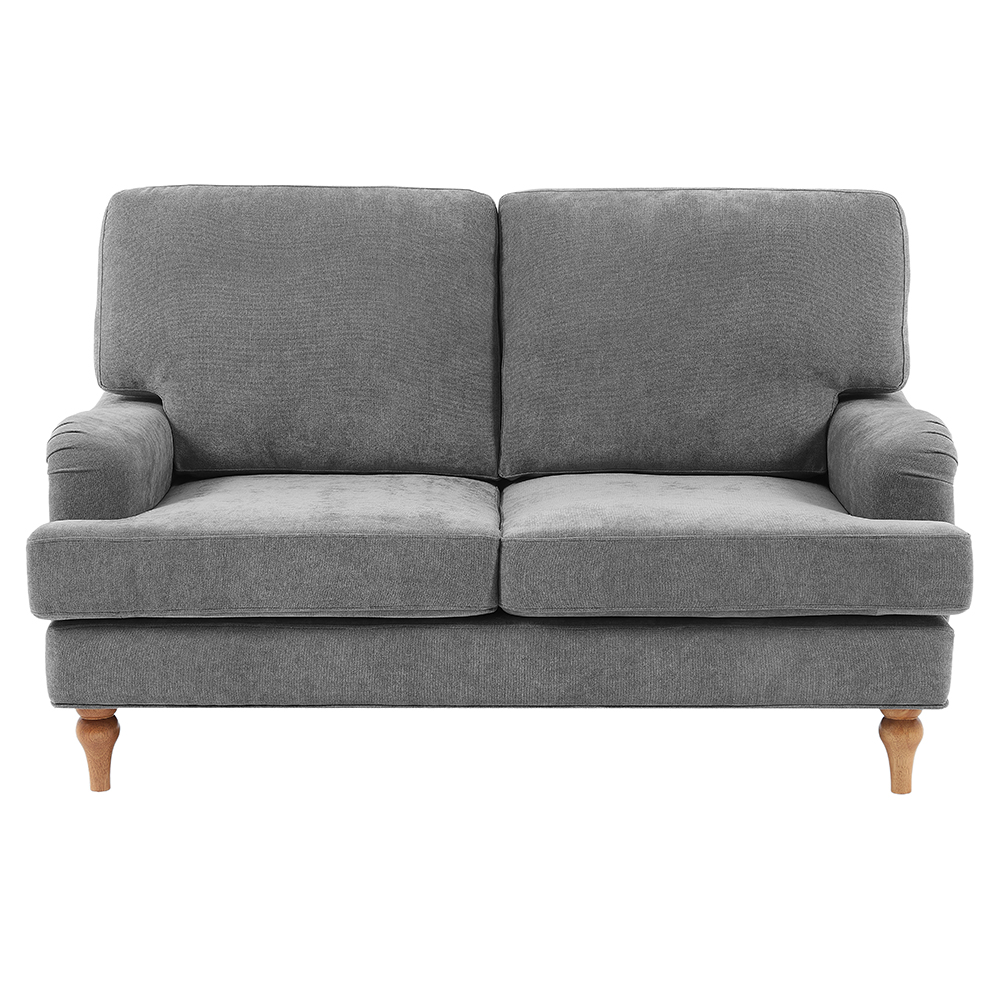 Hampshire Fabric 2 Seater Sofa In Grey