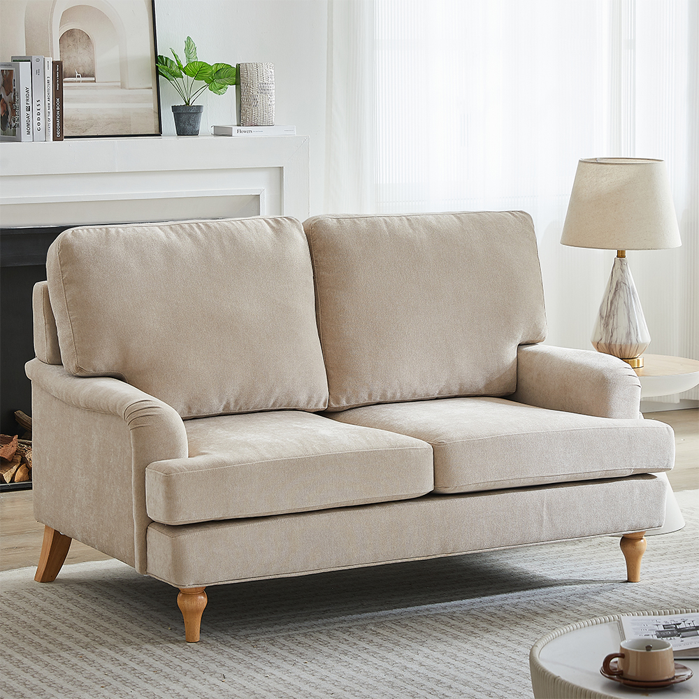 Hampshire Fabric 3+2 Seater Sofa Set In Stone
