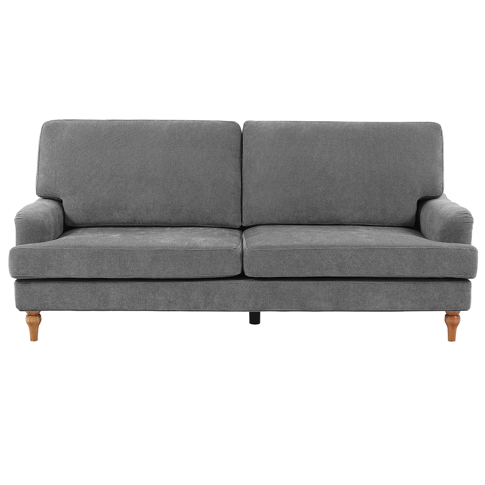 Hampshire Fabric 3 Seater Sofa In Grey
