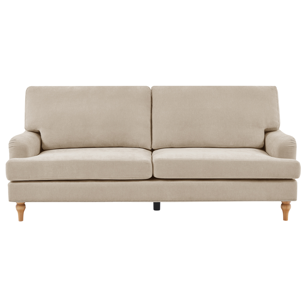 Hampshire Fabric 3 Seater Sofa In Stone