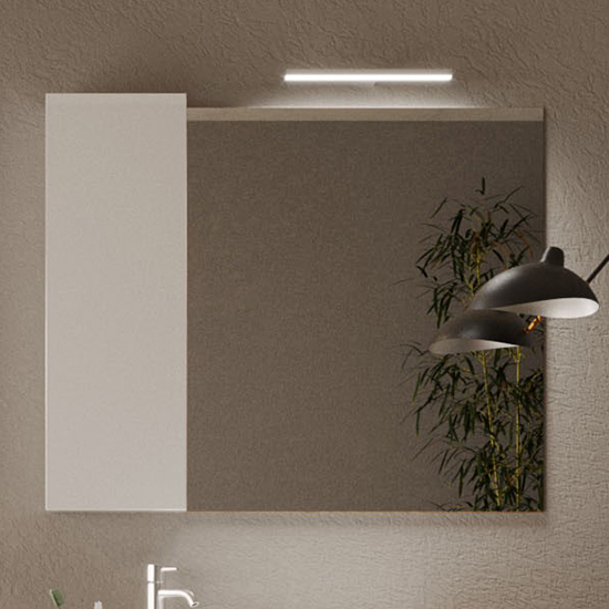 Read more about Hanmer 92cm bathroom mirror and unit and led light