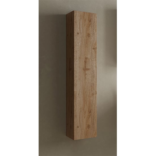 Read more about Hanmer wooden bathroom storage cabinet and 1 door in cadiz oak