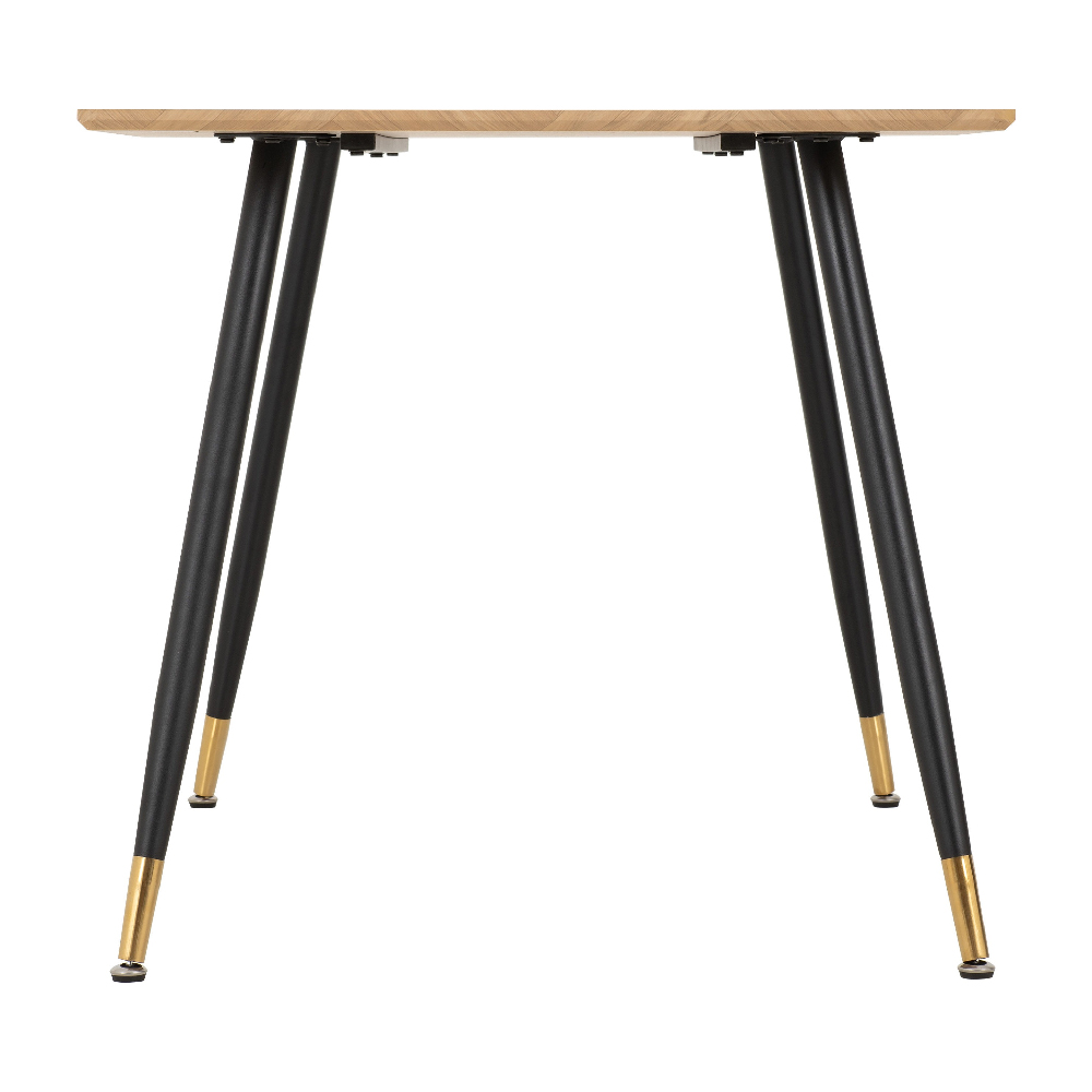 Hanover Oak Wooden Dining Table With 4 Lyster Green Chairs