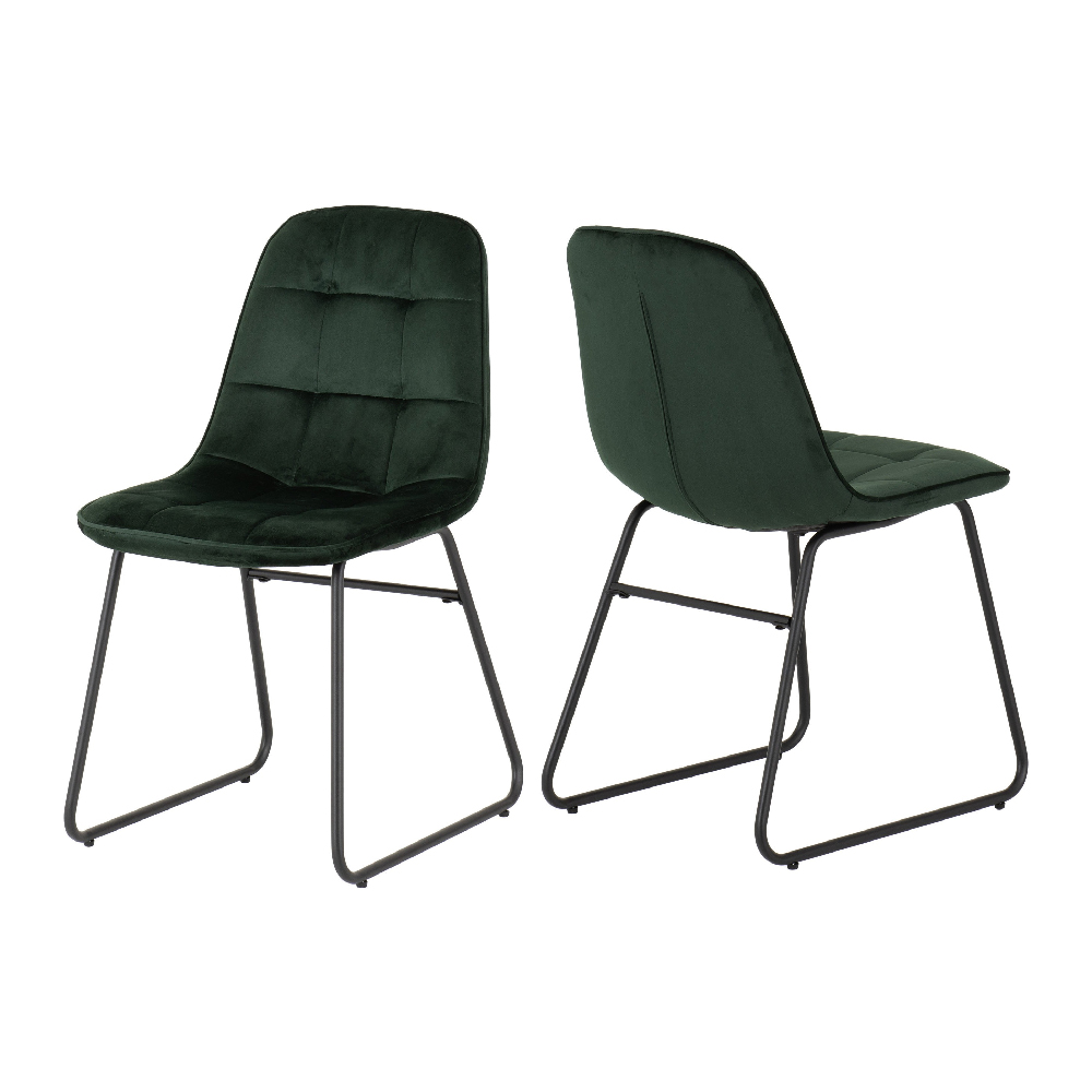 Hanover Oak Wooden Dining Table With 4 Lyster Green Chairs