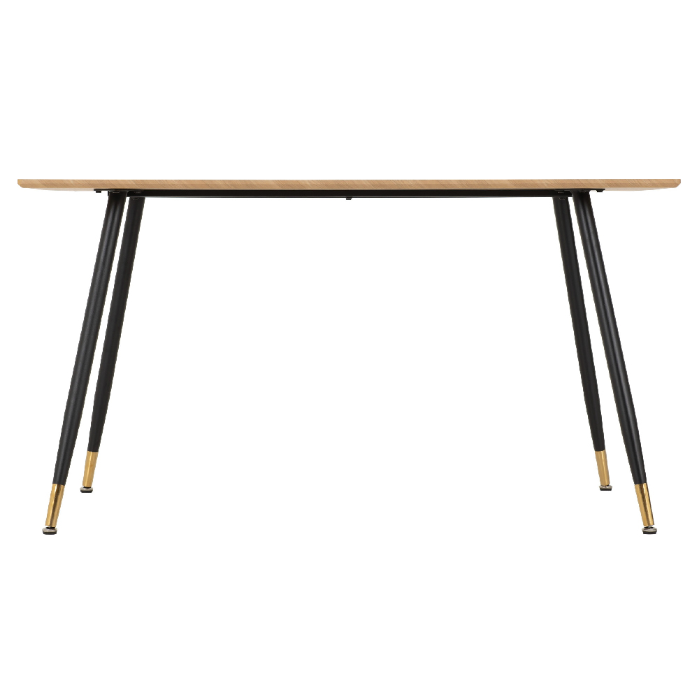 Hanover Oak Wooden Dining Table With 4 Lyster Grey Chairs