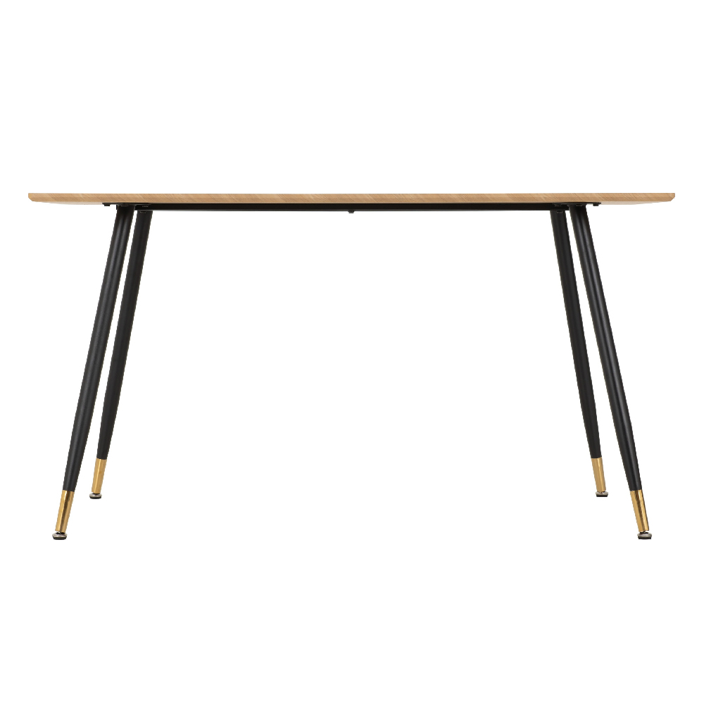 Hanover Oak Wooden Dining Table With 4 Qinson Grey Chairs