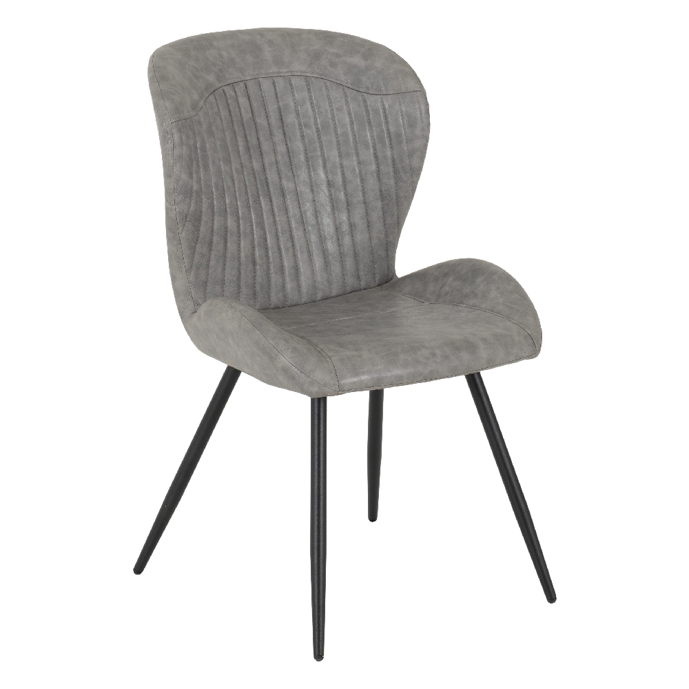 Hanover Oak Wooden Dining Table With 4 Qinson Grey Chairs