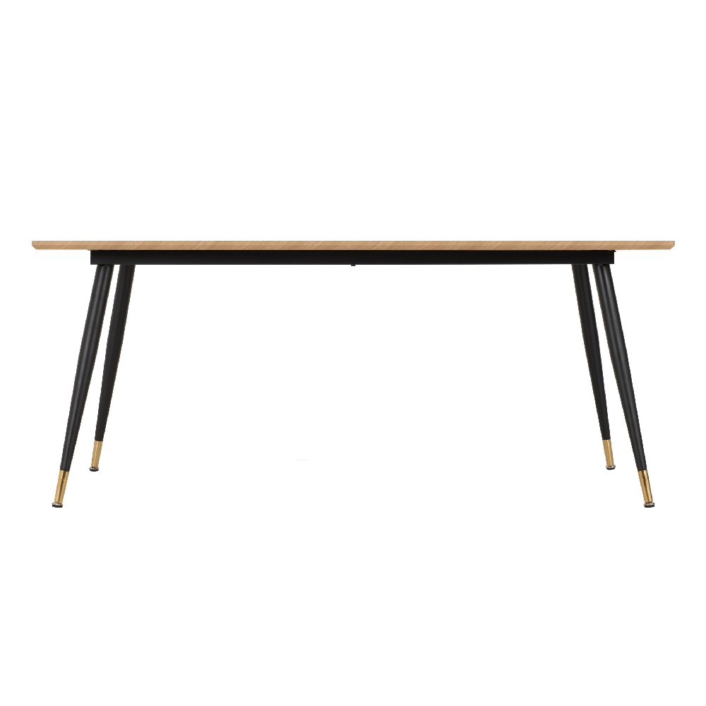 Hanover Oak Wooden Dining Table With 6 Avah Blue Chairs