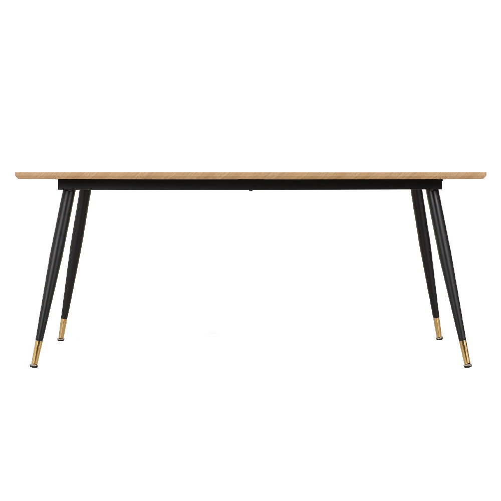 Hanover Oak Wooden Dining Table With 6 Lyster Green Chairs