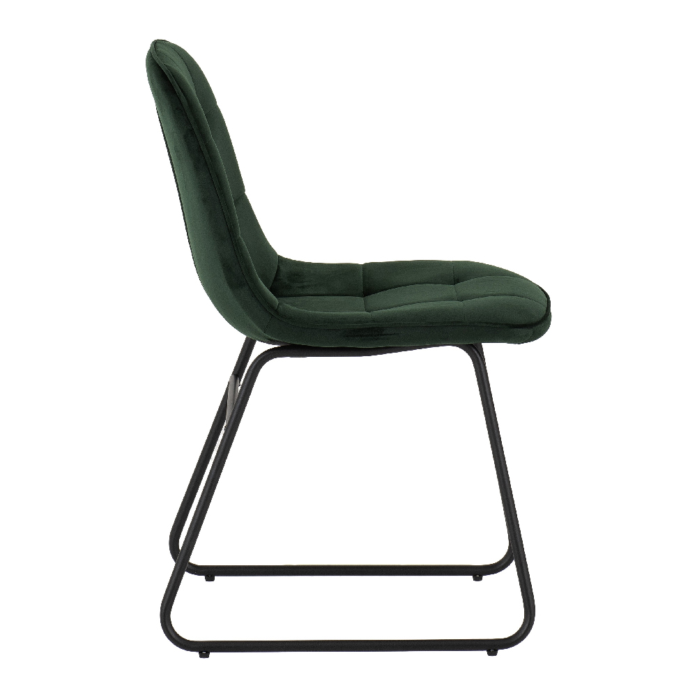 Hanover Oak Wooden Dining Table With 6 Lyster Green Chairs