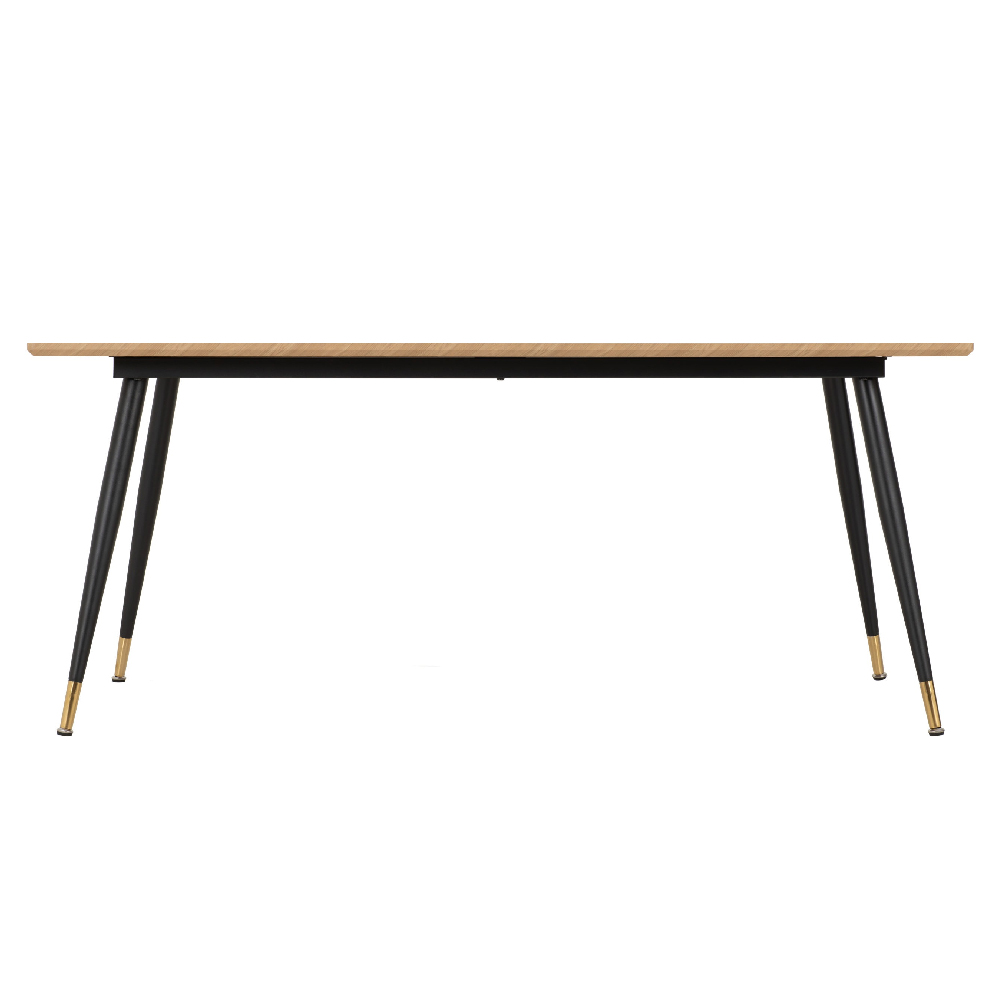 Hanover Oak Wooden Dining Table With 6 Lyster Grey Chairs
