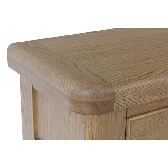 Hants Wooden 1 Drawer Telephone Table In Smoked Oak_6