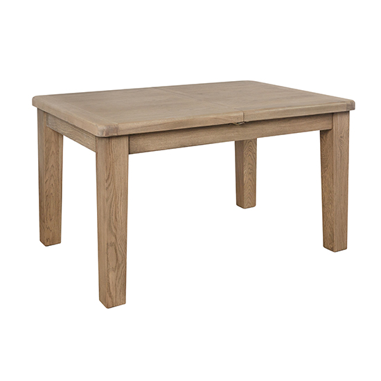 Read more about Hants extending wooden 130cm dining table in smoked oak