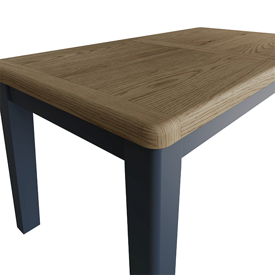 Hants Extending Wooden 180cm Dining Table In Blue_4