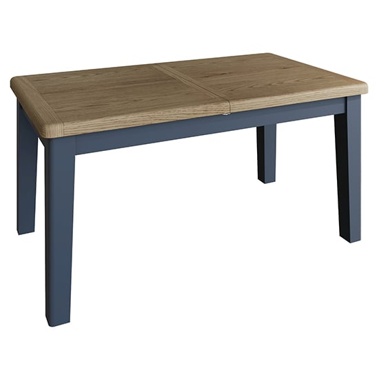 Hants Extending Wooden 180cm Dining Table In Blue_1